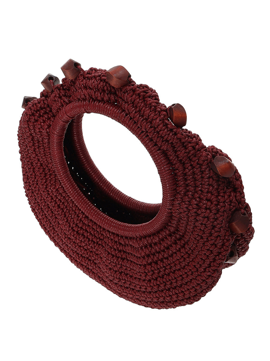 circle KNIT bag (small）