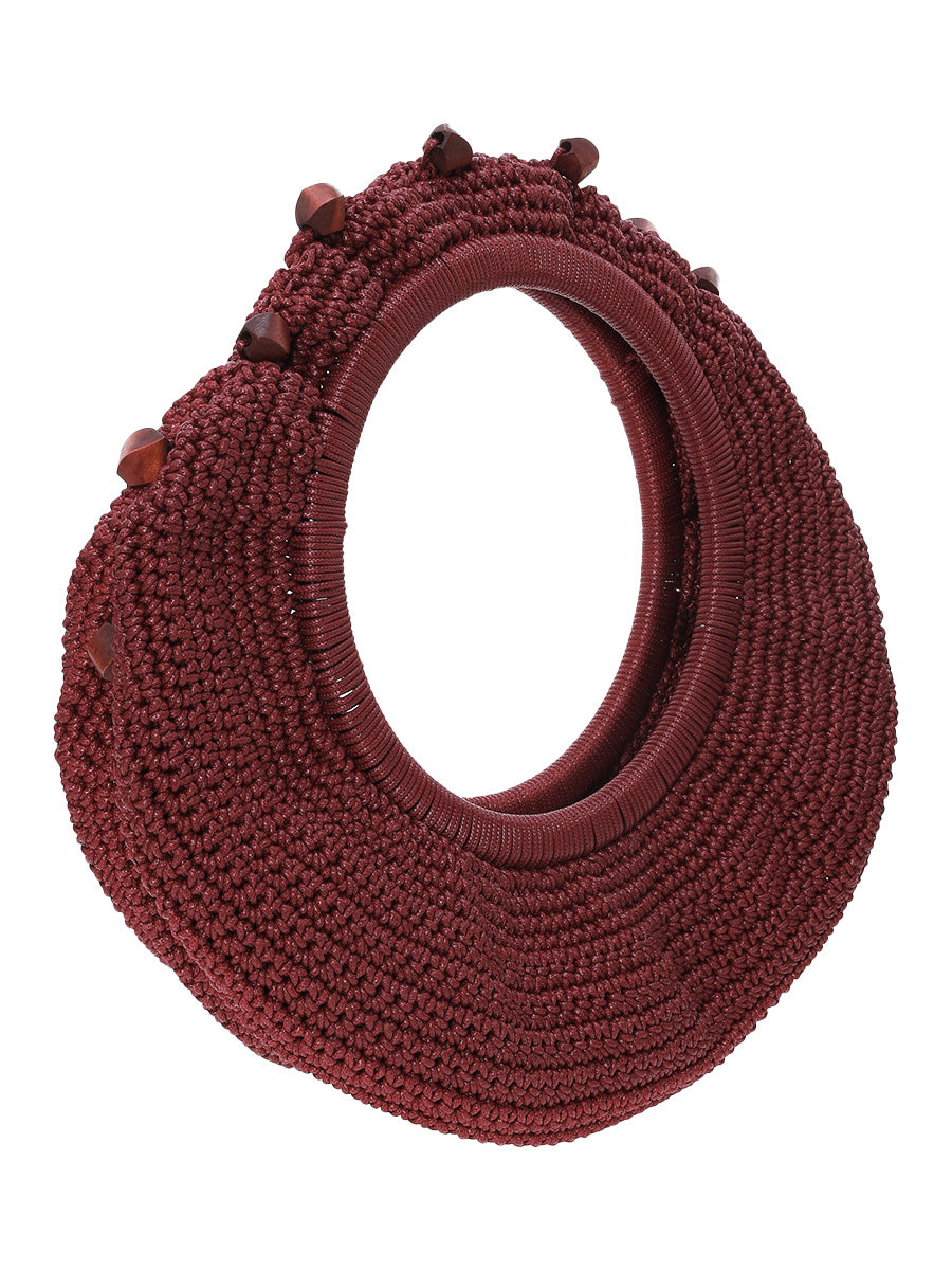 circle KNIT bag (large）