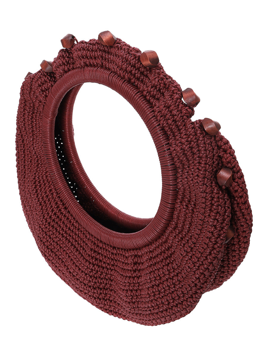 circle KNIT bag (large）