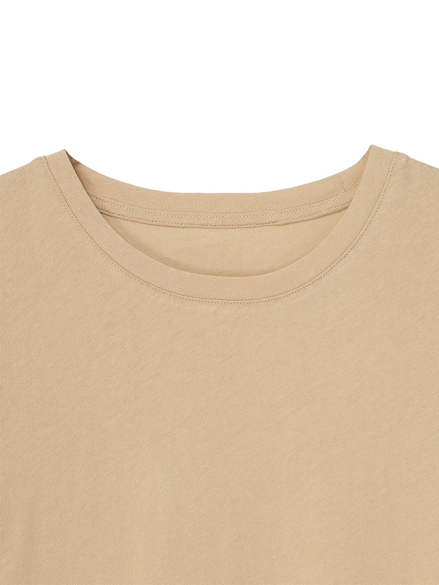 washed cotton t-shirt  2 pcses set