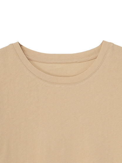 washed cotton t-shirt  2 pcses set