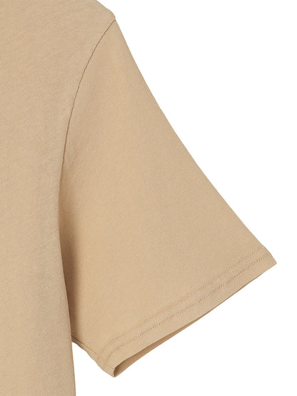 washed cotton t-shirt  2 pcses set