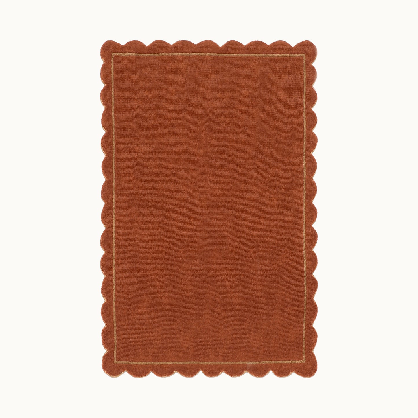 Scallop RUG - Brown -