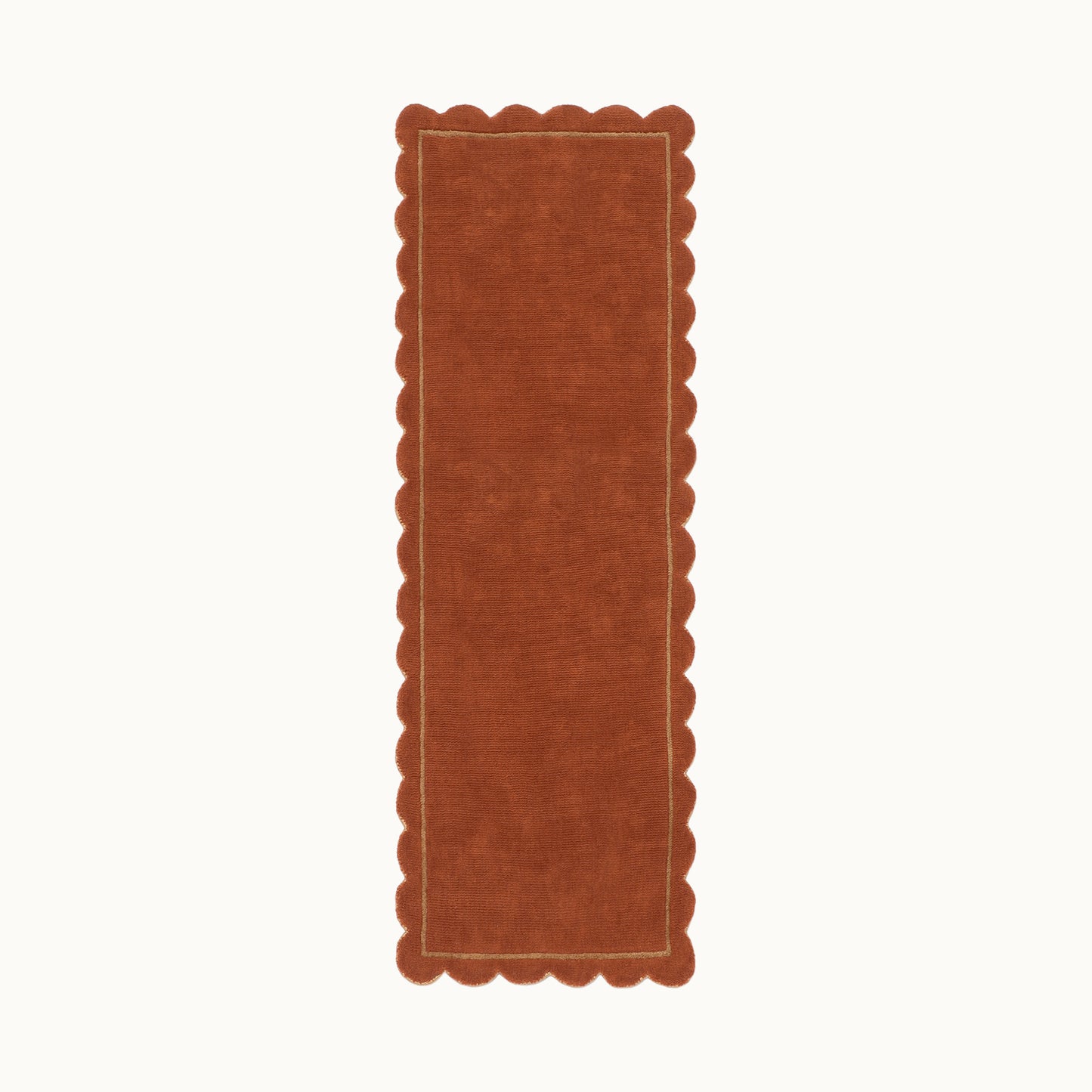 Scallop RUG - Brown -