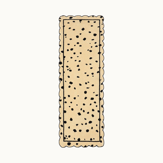 Scallop rug - Dalmatian -