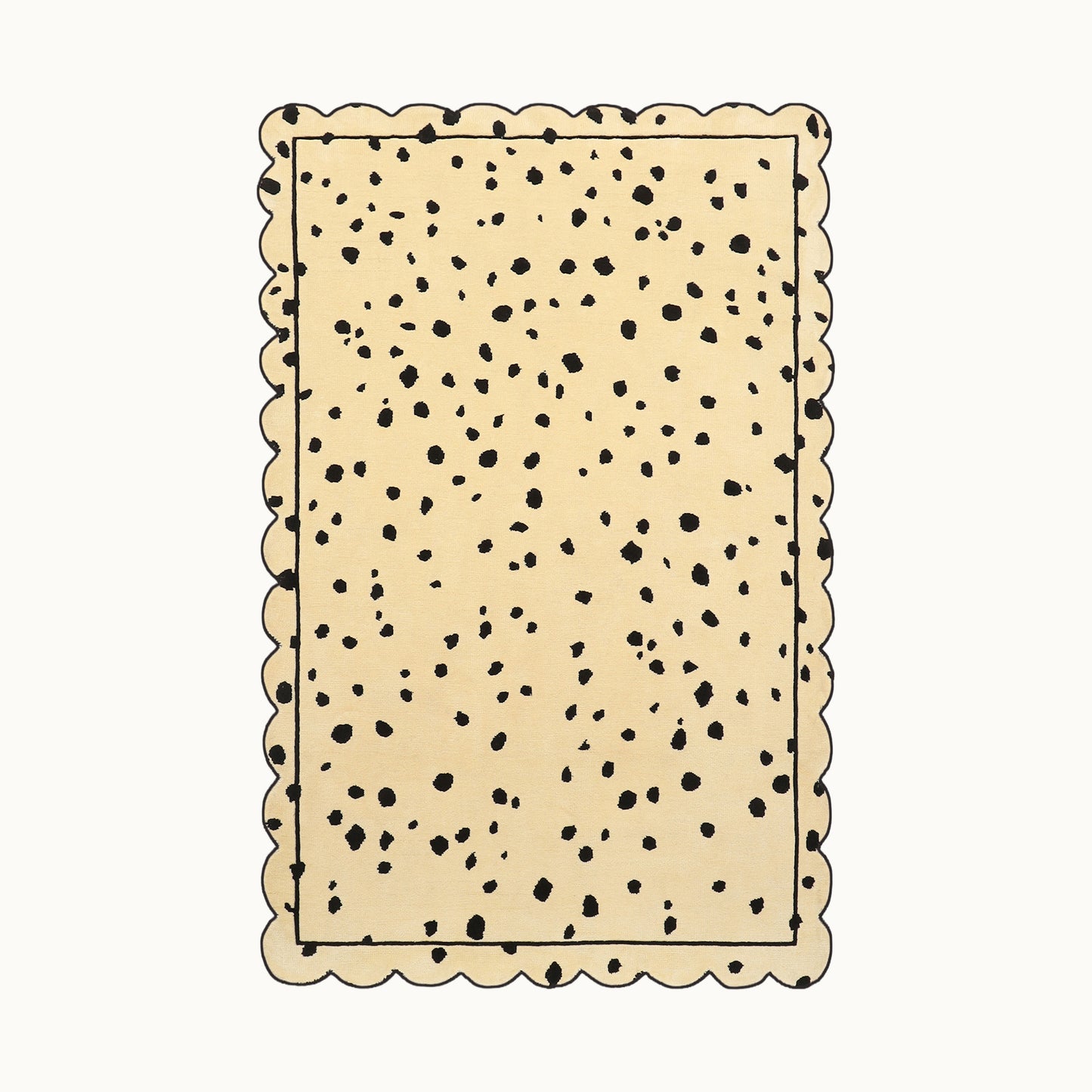 Scallop RUG - Dalmatian -