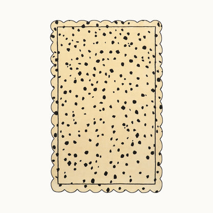 Scallop RUG - Dalmatian -