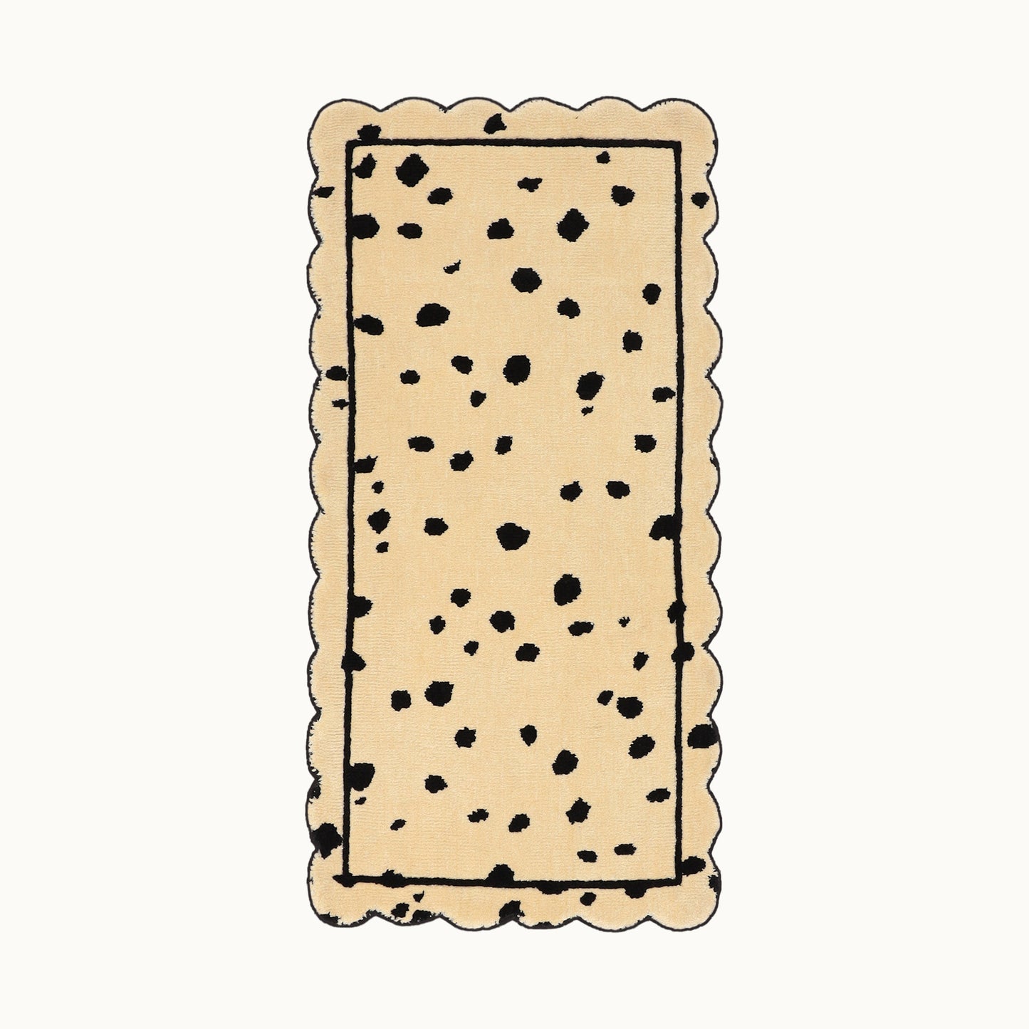 Scallop RUG - Dalmatian -