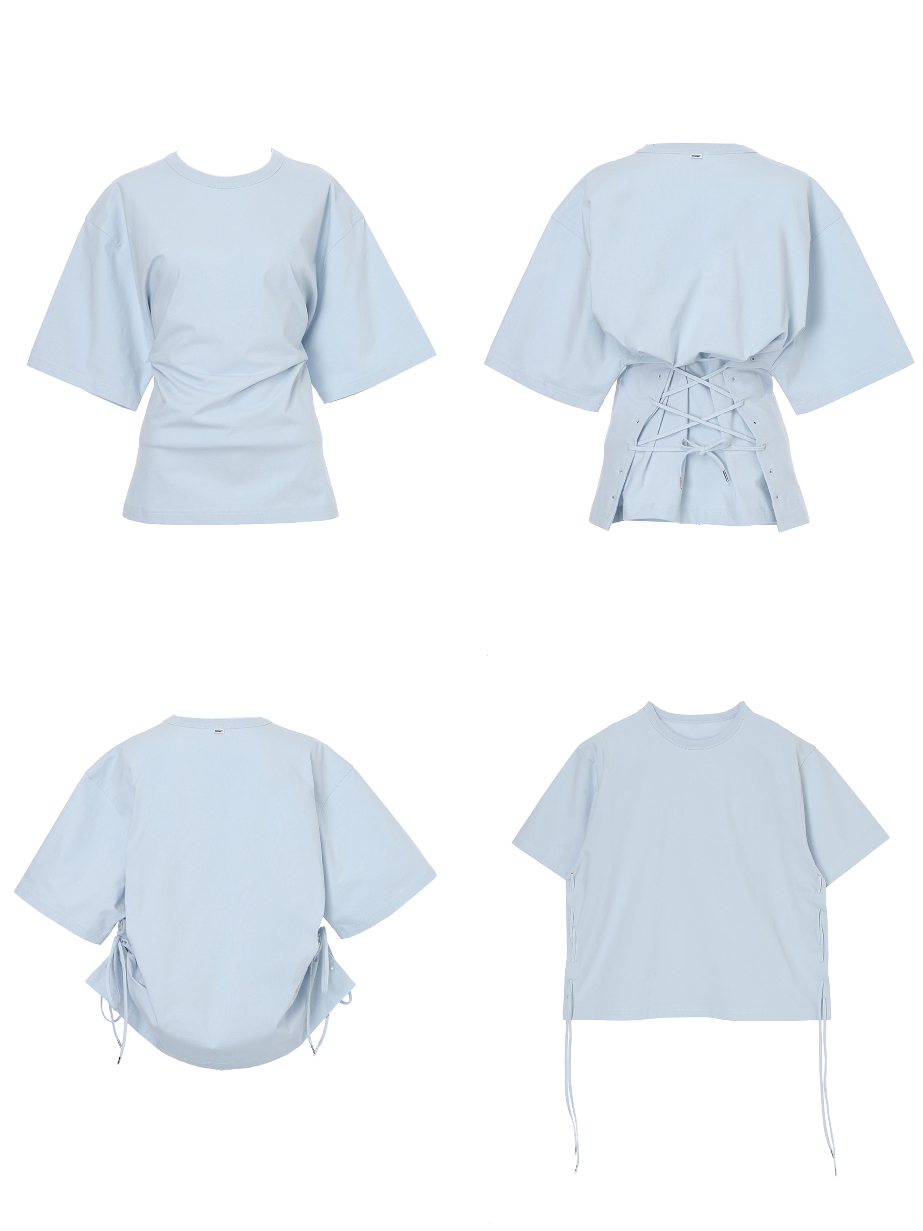 lace up t-shirt – NKNIT