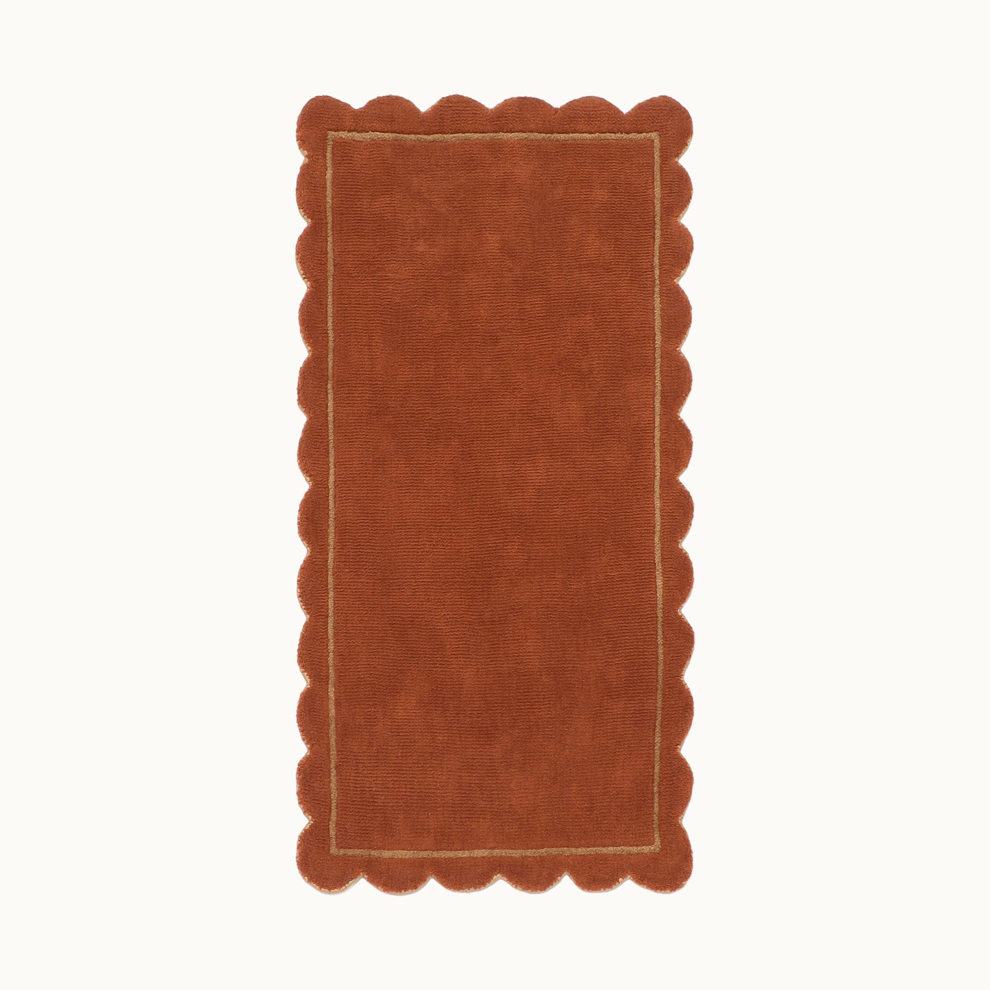 Scallop RUG - Brown -