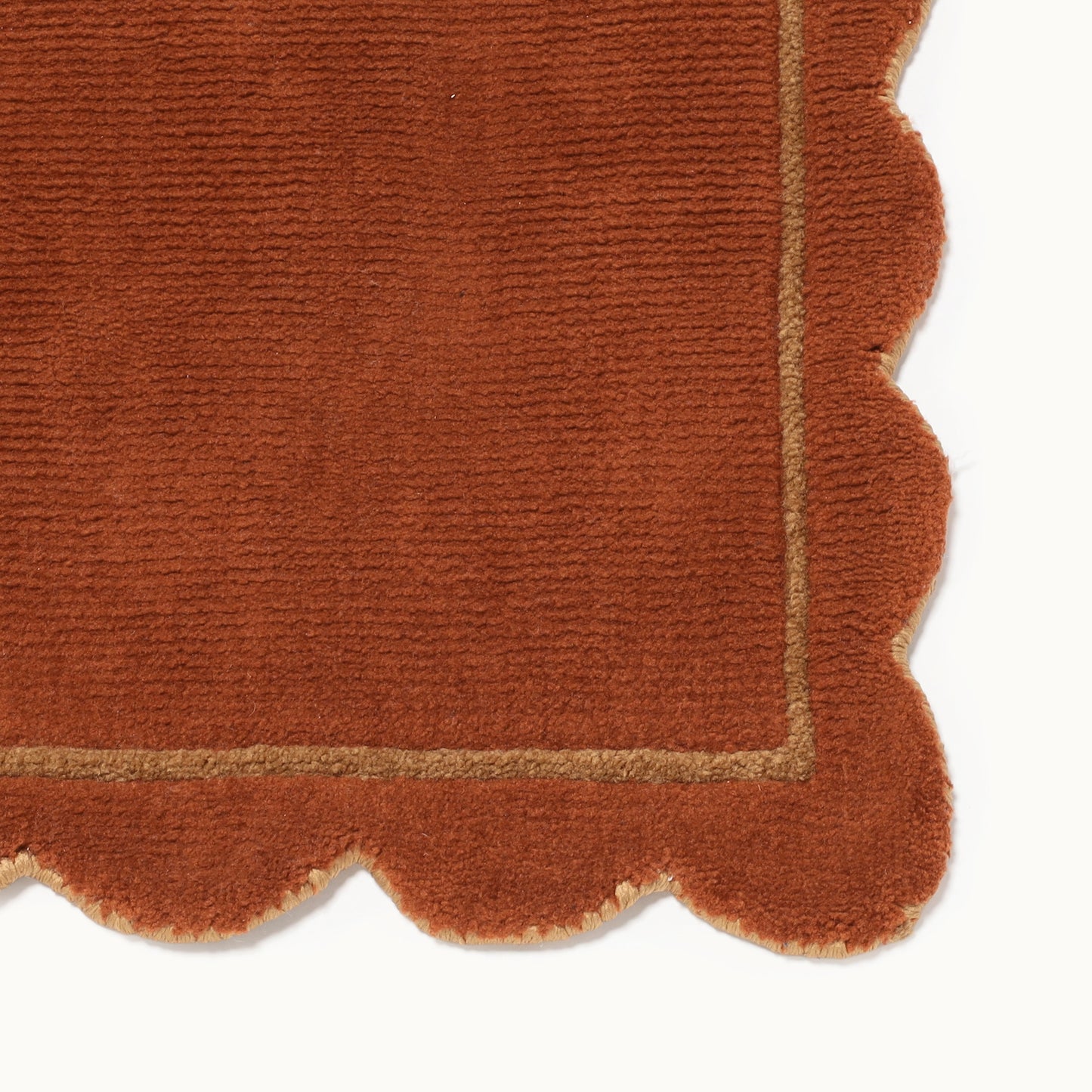 Scallop RUG - Brown -