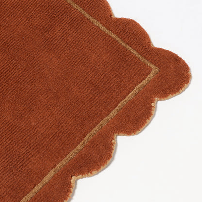Scallop RUG - Brown -
