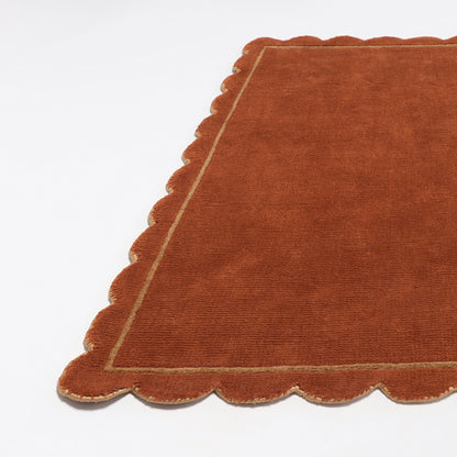 Scallop RUG - Brown -