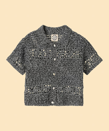 flower crochet knit shirt – NKNIT