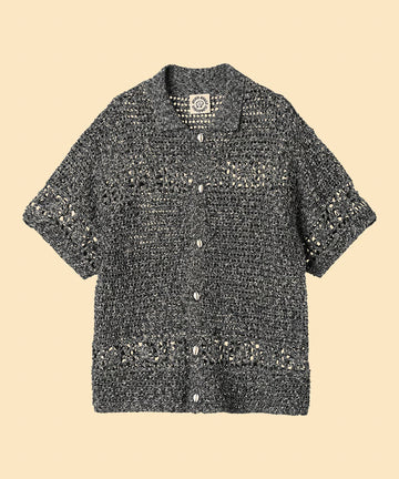 flower crochet knit shirt – NKNIT