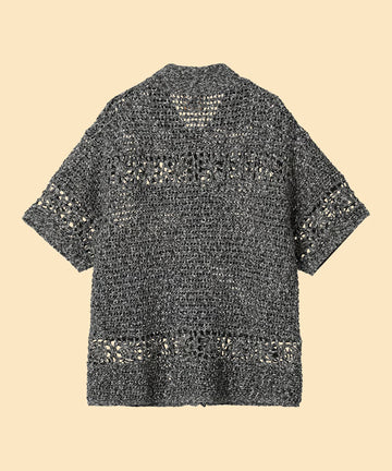 flower crochet knit shirt – NKNIT