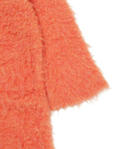 shaggy long KNIT cardigan_12