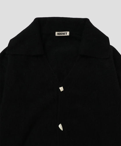 raccoon mix collar KNIT cardigan_7