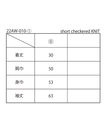 short checkered KNIT_11