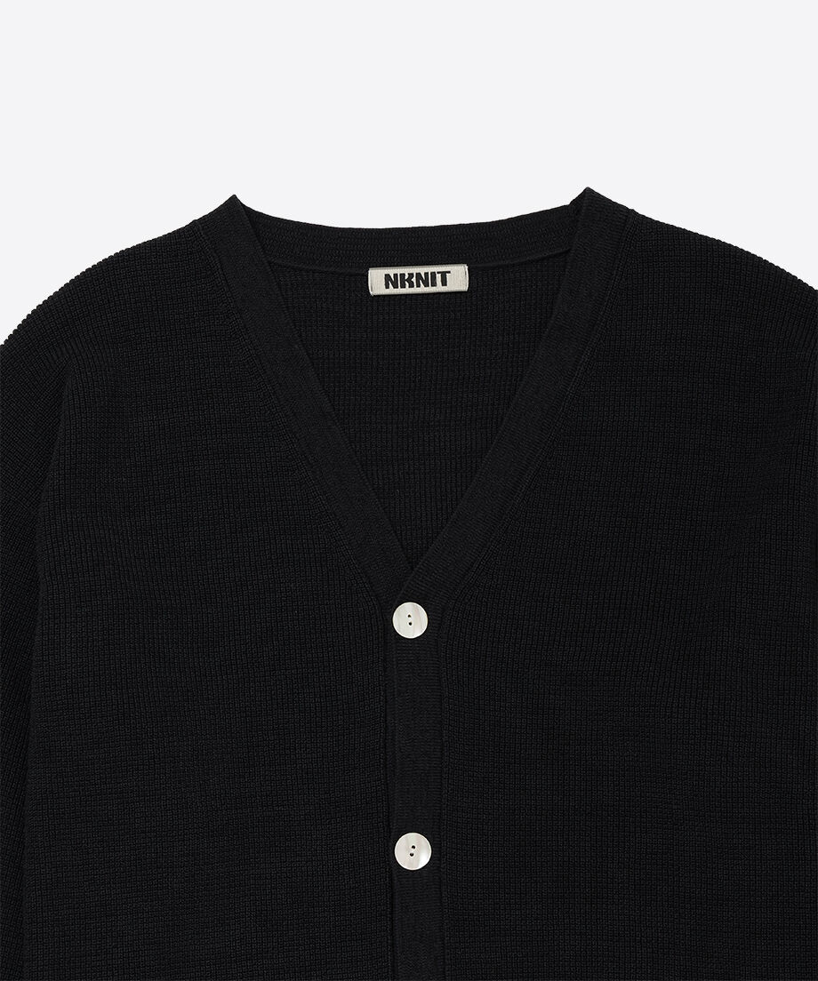 cotton mix sleeve pocket knit cardigan_10