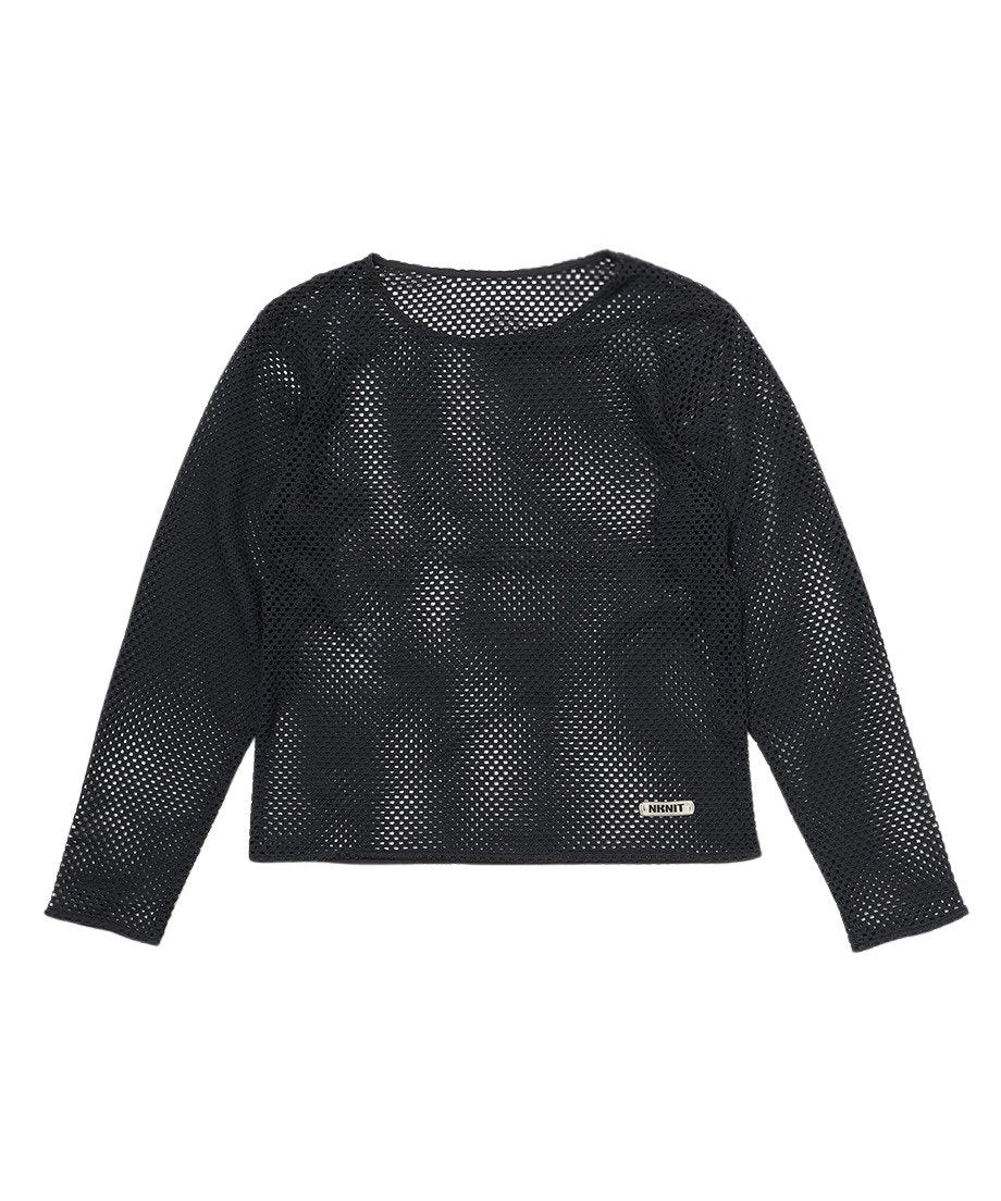 【美品】NKNIT mesh♡ KNIT T-shirt サイズ1 nknit mesh♡ KNIT T-shirt - メルカリ