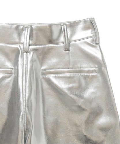 vegan leather short pants_10