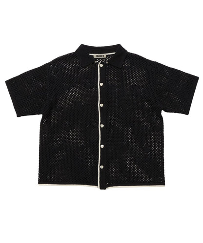 mesh♡ pattern KNIT shirt_5