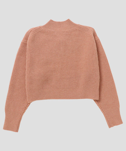 soft wool short V-neck KNIT_10