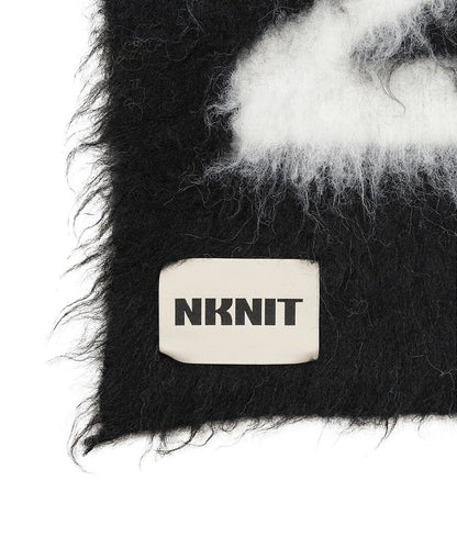 shaggy logo KNIT long scarf_19