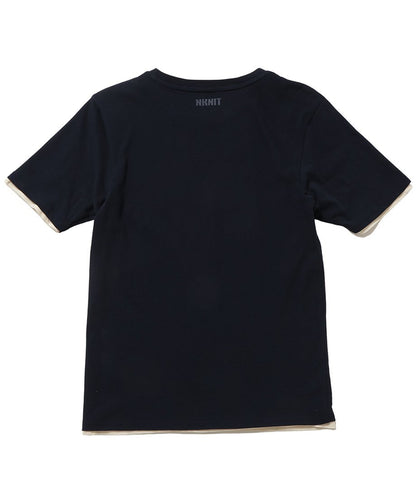 washed cotton T-shirt 2pcs set_5