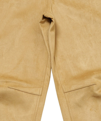 suede high waist  long pants_6