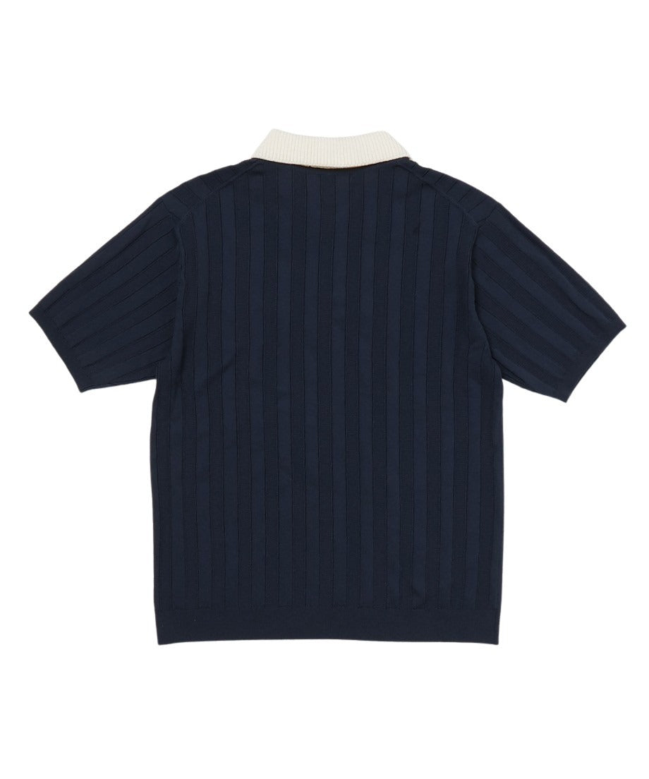mix gauge logo KNIT shirts_10