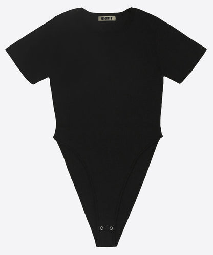 high leg paper knit  body suits_2