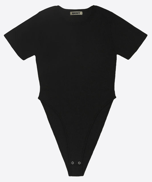 high leg paper knit  body suits_2
