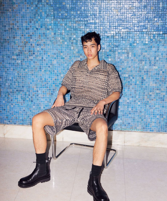 cotton mesh skipper knit_2