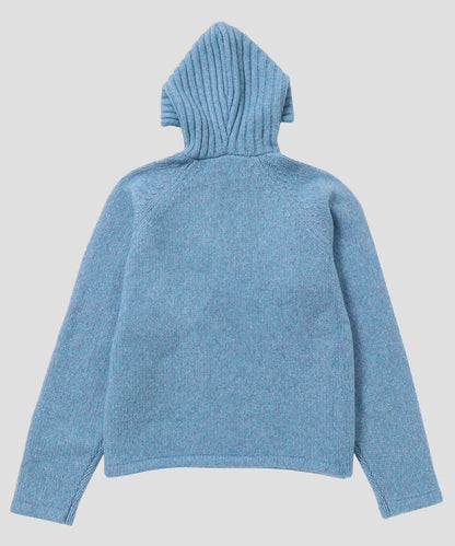 camel mix hooded KNIT_13