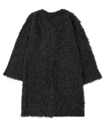 shaggy long KNIT cardigan_7