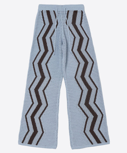 zigzag paper knit pants_1