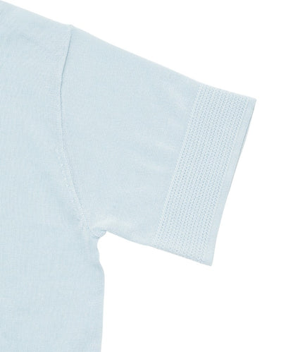 sheer wood button KNIT shirt_15