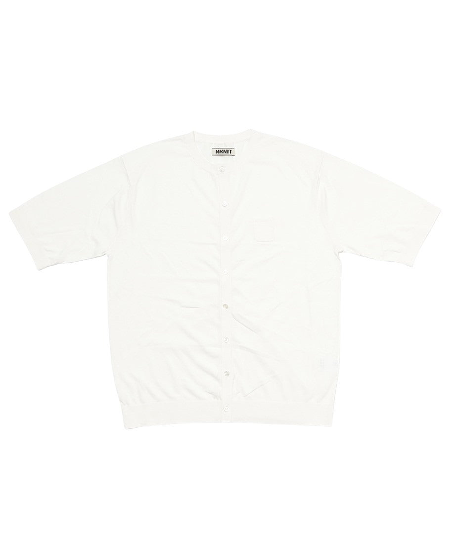 silk cotton crew neck KNIT  T-shirt_3