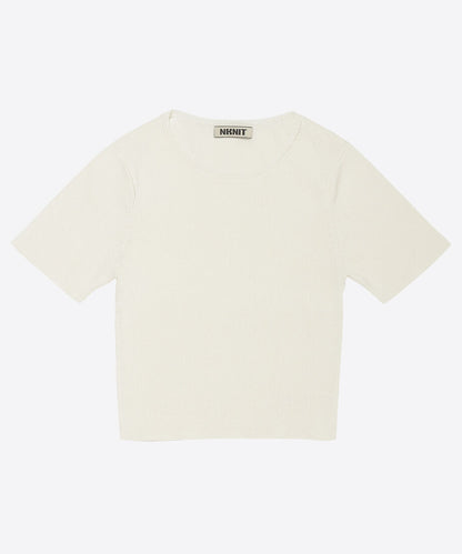 paper mix mini knit T-shirt_4