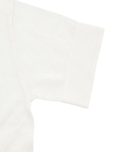 sheer wood button KNIT shirt_9