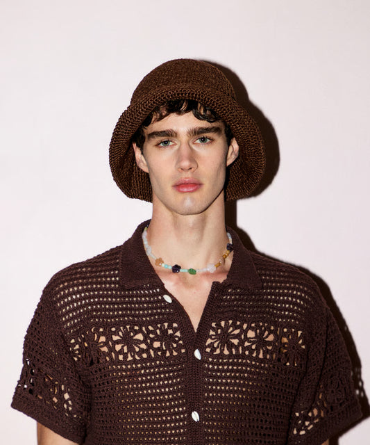 crochet knit hat