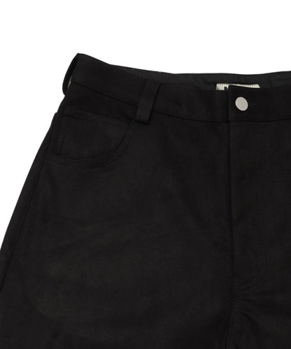 suede half pants_11