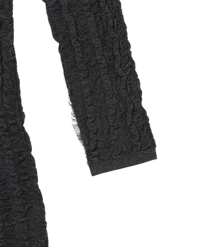 fringe long KNIT shirt_9