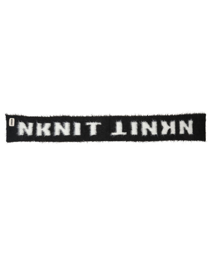 shaggy logo KNIT long scarf_17