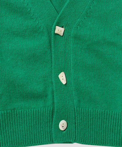 raccoon mix collar KNIT cardigan short_6