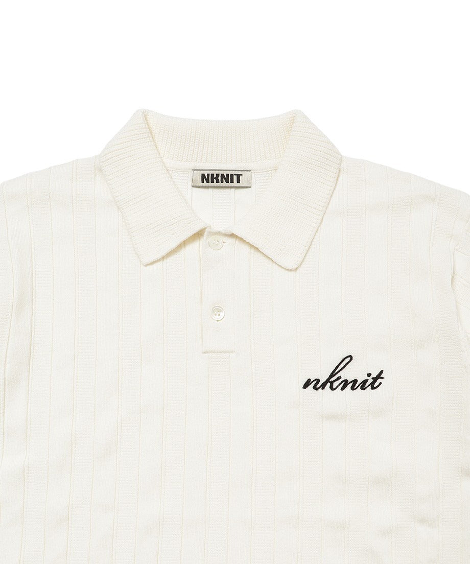 mix gauge logo KNIT shirts_14