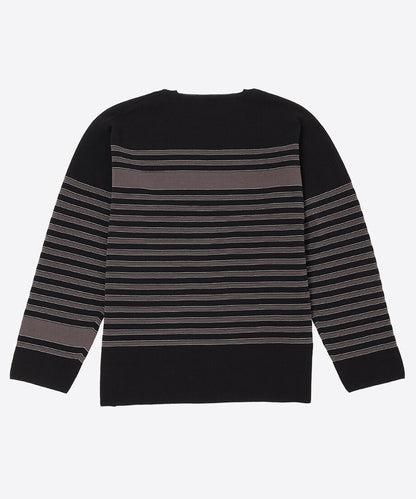 cotton nylon striped knit_9