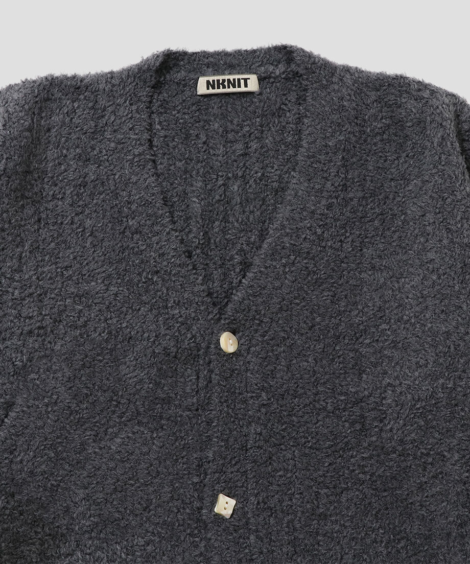 fluffy rib KNIT cardigan_11